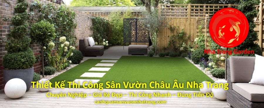 Dịch Vụ Thiết Kế Thi Công Sân Vườn Châu Âu Nha Trang Đẹp