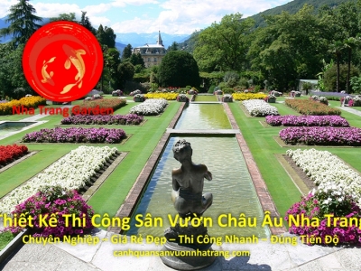 Thiết Kế Thi Công Sân Vườn Châu Âu Nha Trang