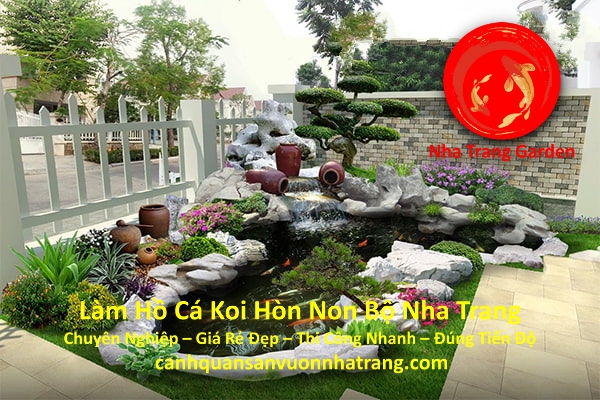 Làm Hồ Cá Koi Nhà Hàng Khách Sạn Nha Trang Uy Tín