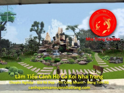 Làm Tiểu Cảnh Hồ Cá Koi Nha Trang