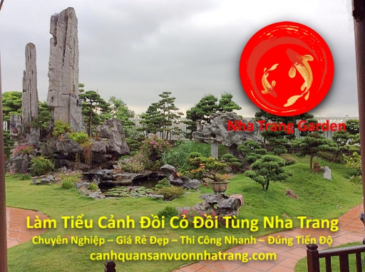 Làm Tiểu Cảnh Đồi Cỏ Đồi Tùng Nha Trang Giá Rẻ