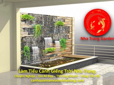 Làm Tiểu Cảnh Giếng Trời Nha Trang