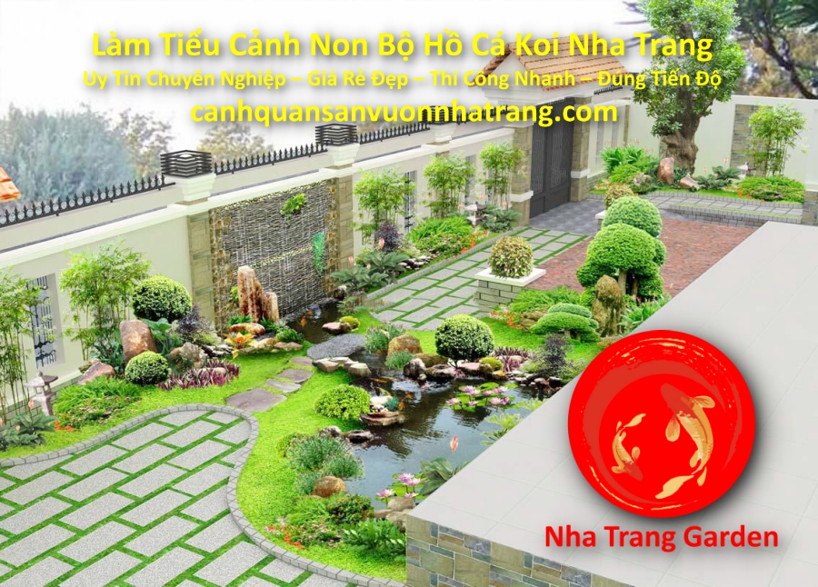 Dịch Vụ Làm Tiểu Cảnh Non Bộ Hồ Cá Koi Nha Trang