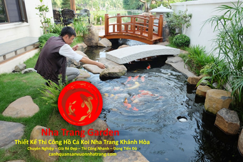 Kỹ Thuật Thiết Kế Thi Công Hồ Cá Koi 3