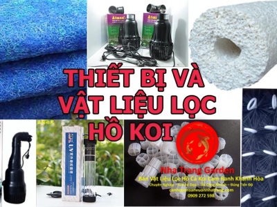 Bán Vật Liệu Lọc Hồ Cá Koi Cam Ranh
