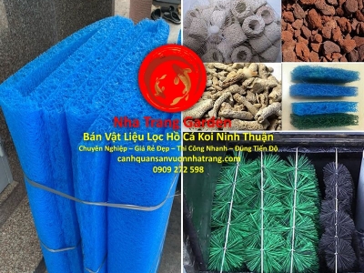 Bán Vật Liệu Lọc Hồ Cá Koi Ninh Thuận