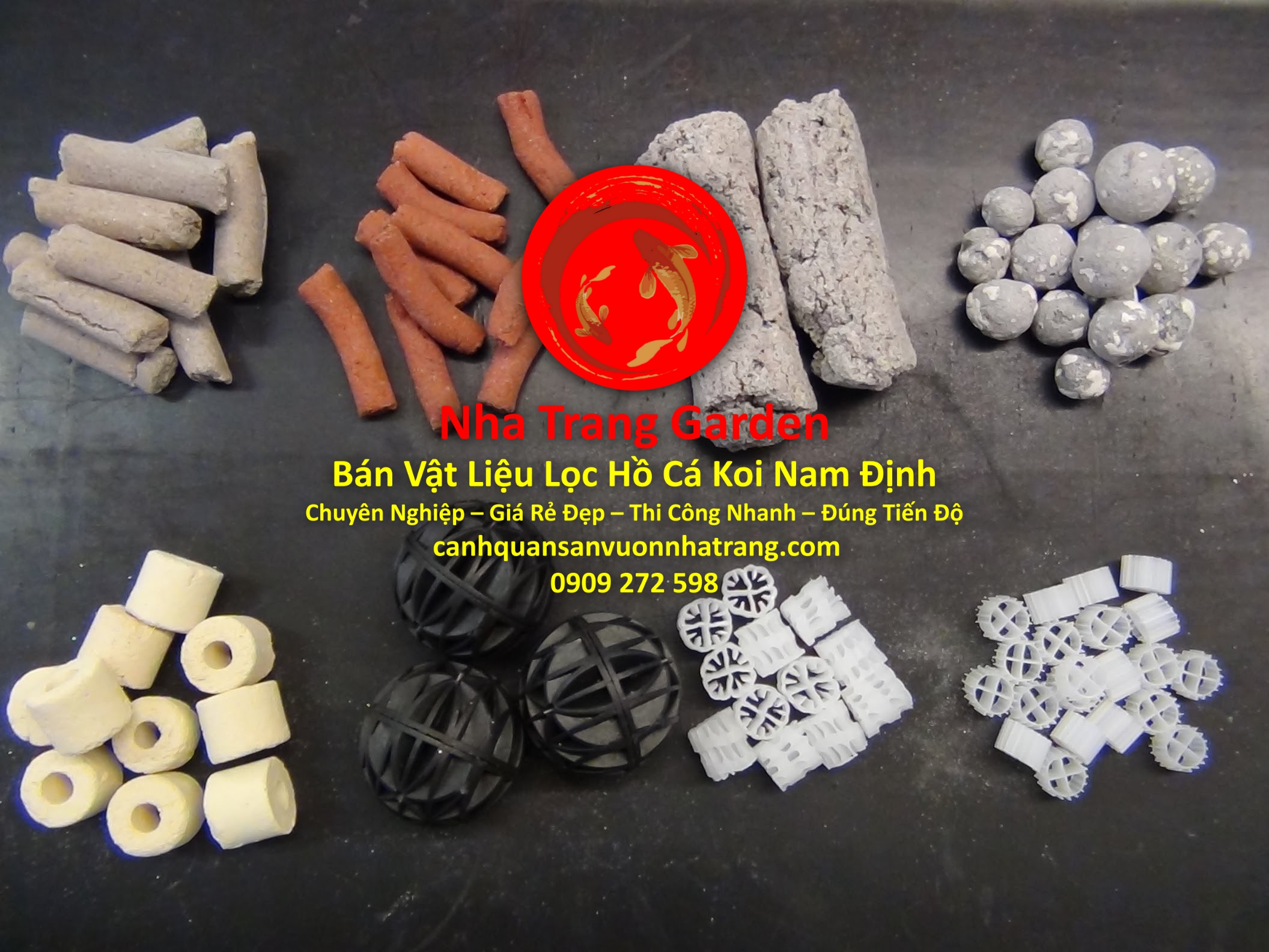 Bán Vật Liệu Lọc Hồ Cá Koi Nam Định Giá Rẻ