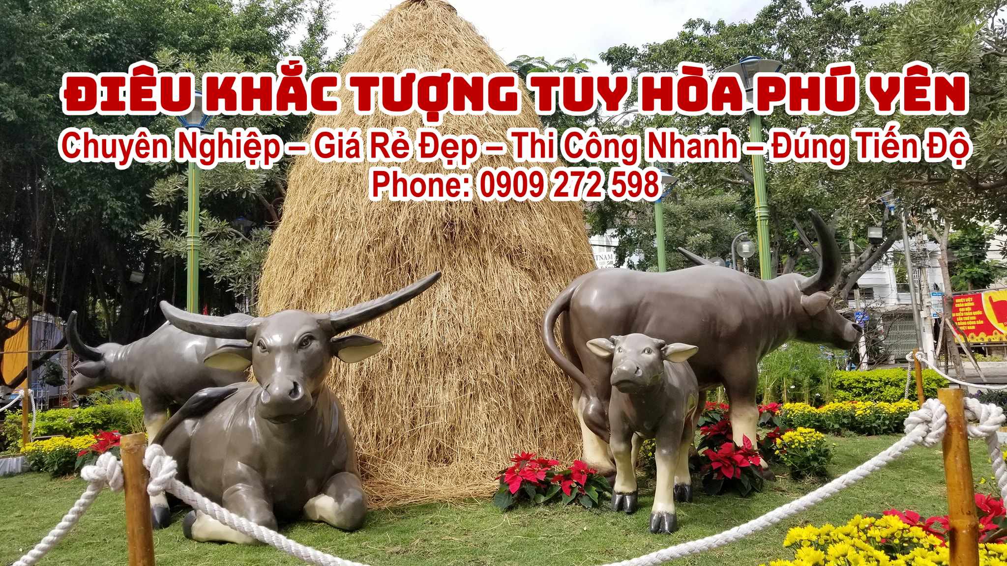 Điêu Khắc Tượng Xốp Tuy Hòa Phú Yên Giá Rẻ Đẹp